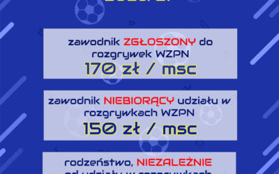 Zmiany w opłatach na sezon 2026/27